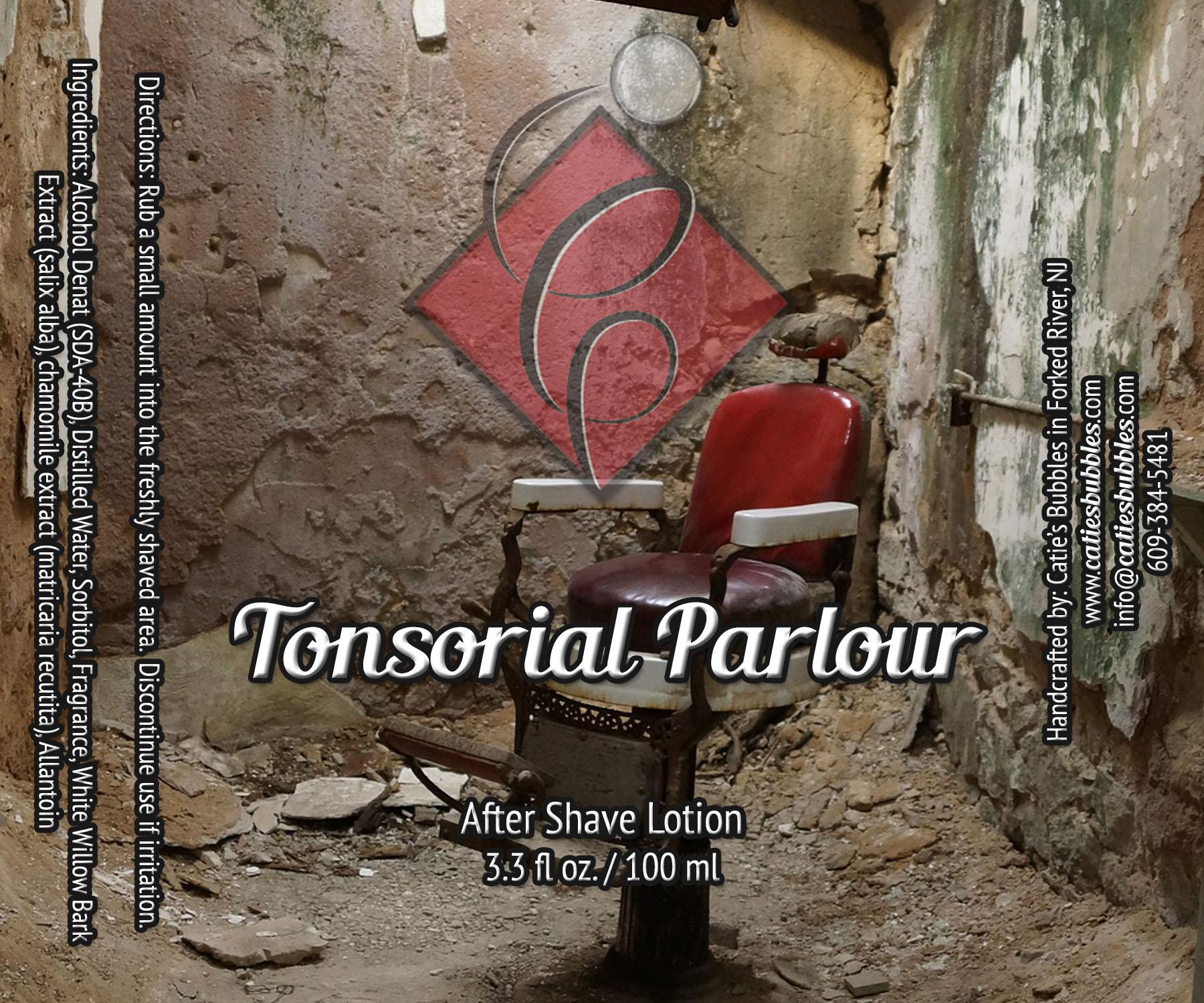 Tonsorial Parlour After Shave Lotion - Click Image to Close